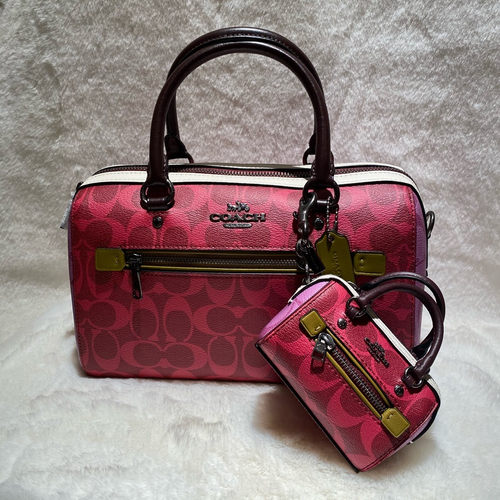 Coach crossbody purse coin case